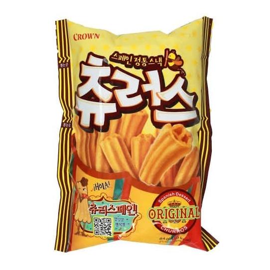 

:=:=:=:=] crown churros snack 84gr