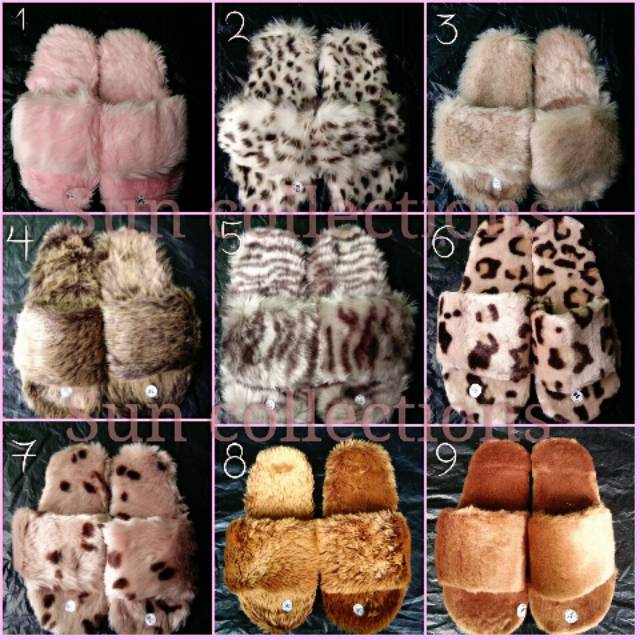 Promo sandal kokop bulu full rasfur