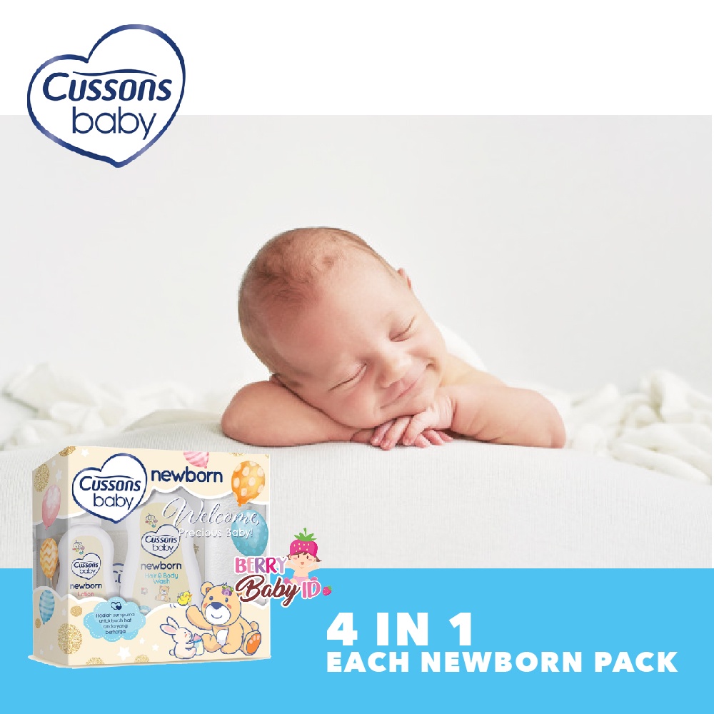 Cussons Baby Newborn Pack Paket Kado Hadiah Perlengkapan Bayi Newborn Berry Mart