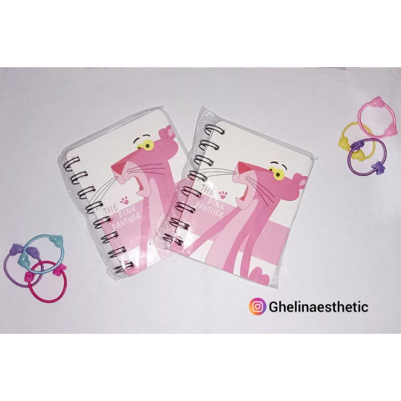 mini notebook Pink Panther
