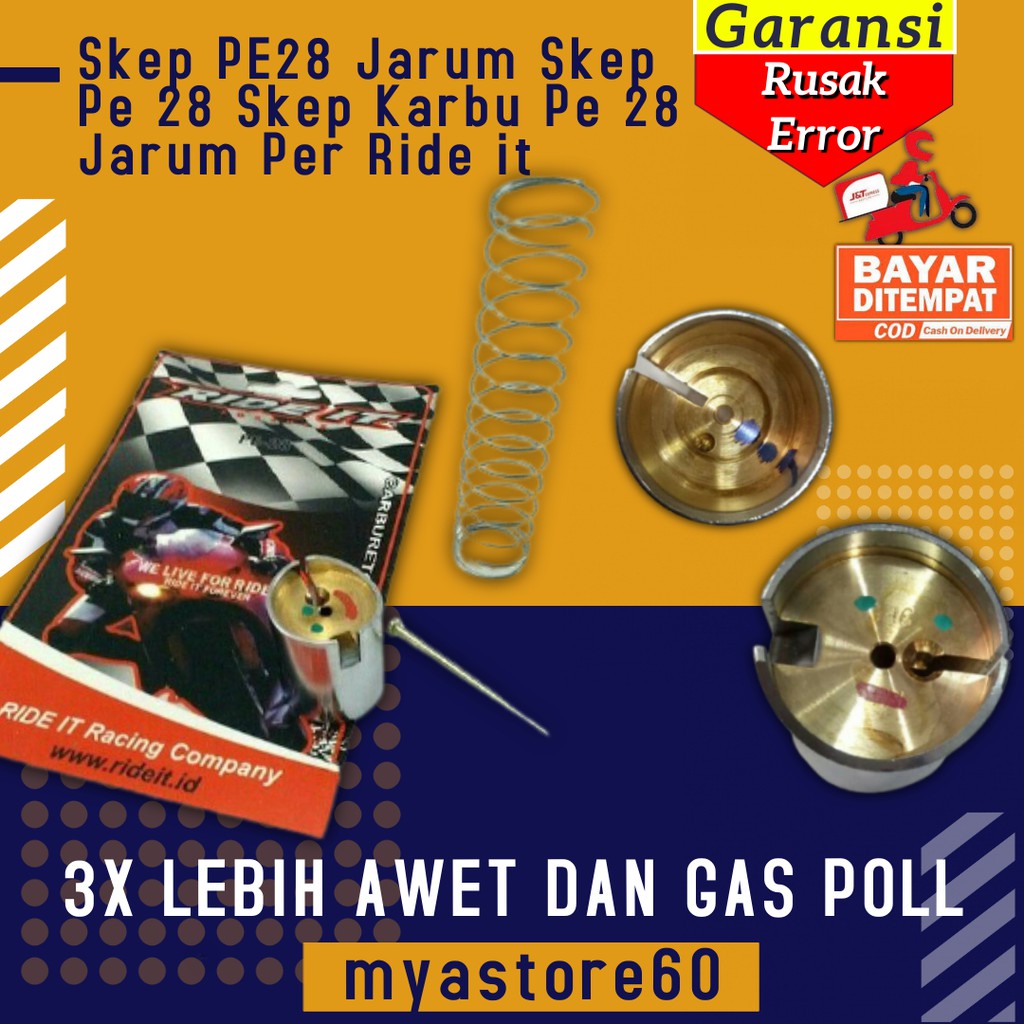 Skep PE28 Jarum Skep Pe 28 Skep Karbu Pe 28 Jarum Per Ride it Premium Aksesoris Variasi Motor