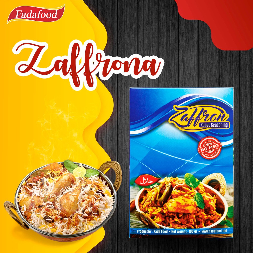 

Bumbu Nasi Kabsah ZAFFRONA 100gr