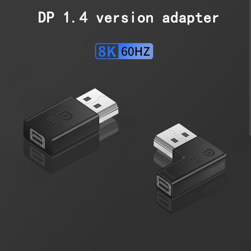 Btsg 8K Mini DP to DisplayPort 1.4 Adaptor Mini DP Female to DP Male 60Hz Converter