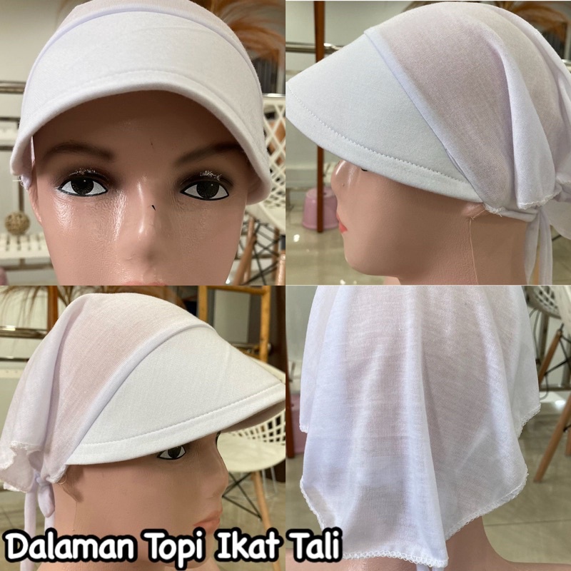 SKD JILBAB Dalaman topi ikat tali/Segitiga