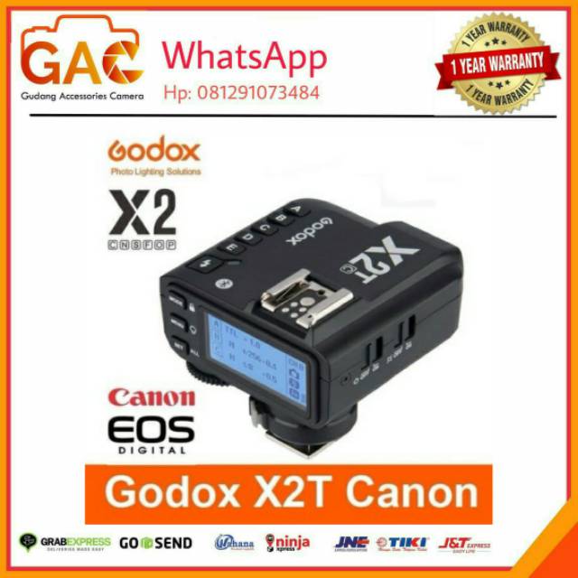 Flash GODOX TT600 TT-600 + Triger X2T Canon