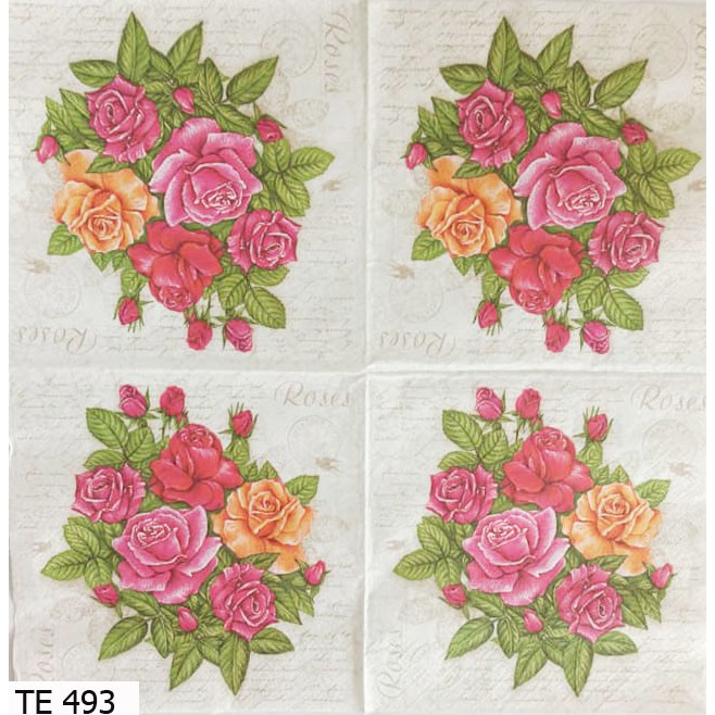 TISU DECOUPAGE EROPAH 33X33 CM TE 493 TTS