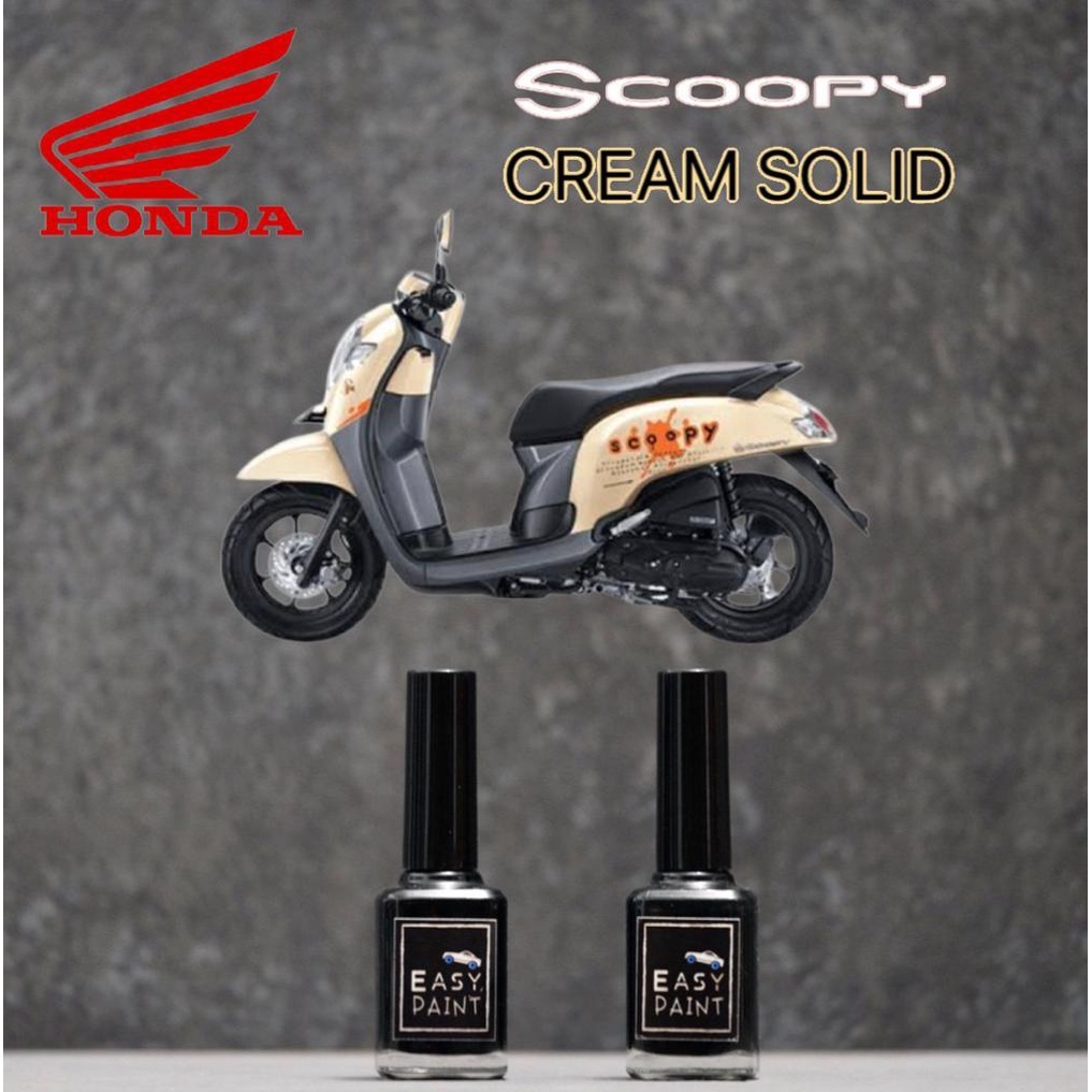 Cat Oles Cream Motor Honda Scoopy Coklat Krem Krim Solid 15ml