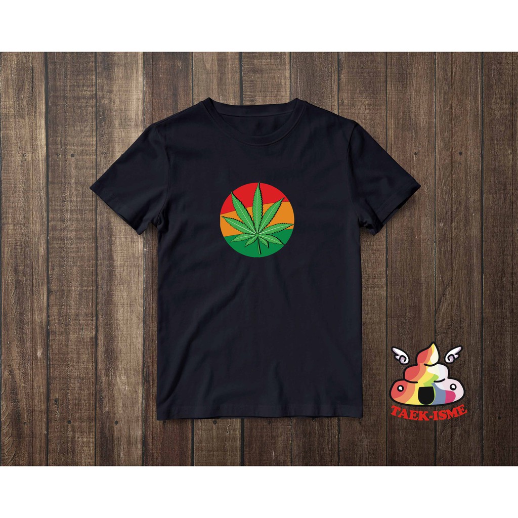 Kaos/ Baju/ Tshirt Pria, Lelaki, Ganja, Cannabis, Marijuana D