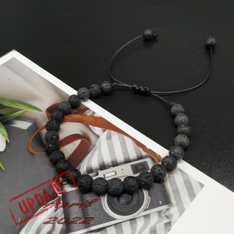 6Mm New Natural Beads Bracelets Men Black Ethinc Meditation White Bracelet Women Prayer Jewelry Yoga Bracelet Homme