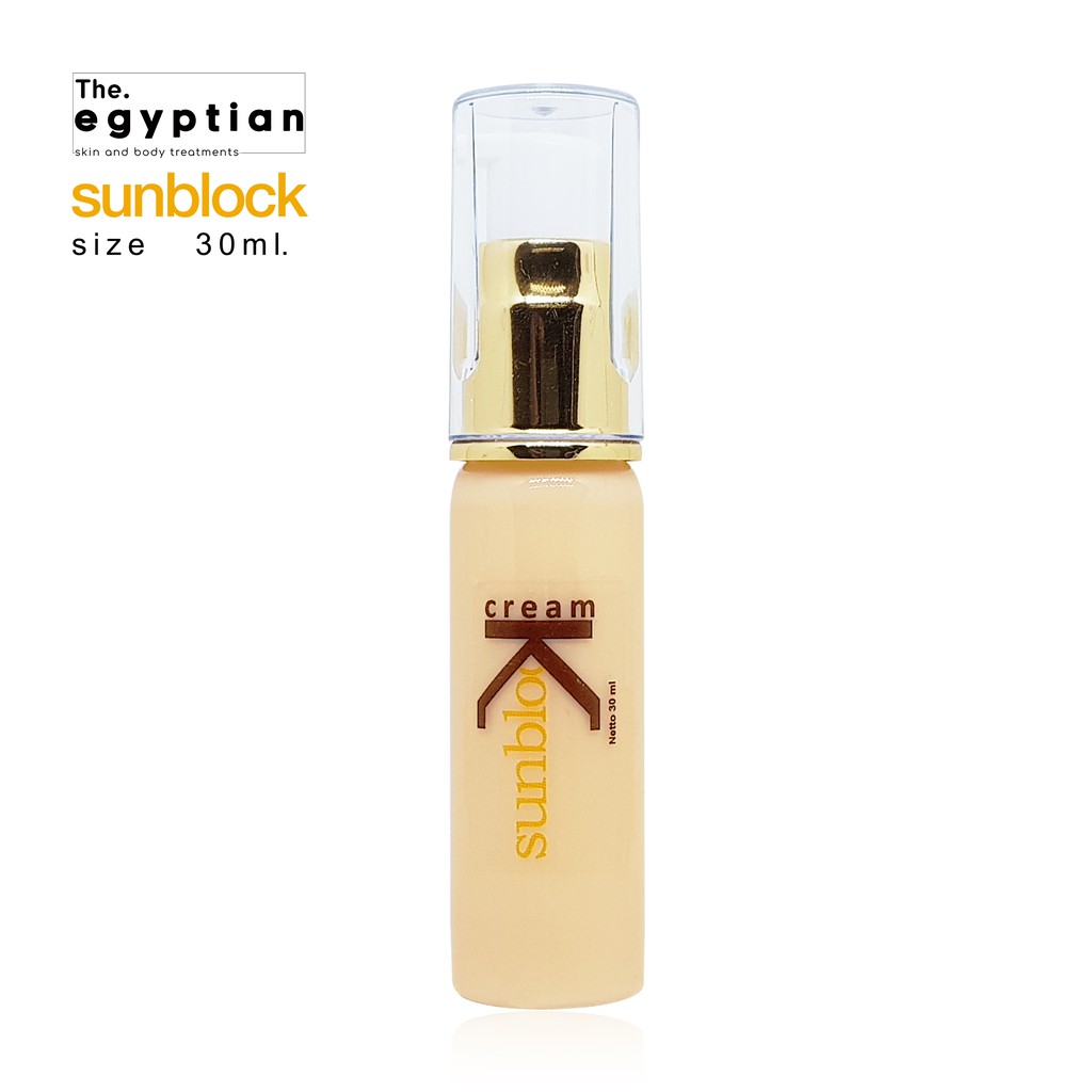 SUNBLOCK SUNSCREEN TABIR SURYA  WHITENING EGYPTIAN SKIN spf 30