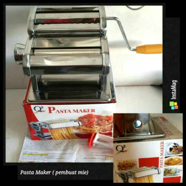 Q2 Pasta maker Atlas B150 alat membuat mie kulit pangsit Q2 Pasta maker Atlas B150 alat membuat mie kulit pangsit