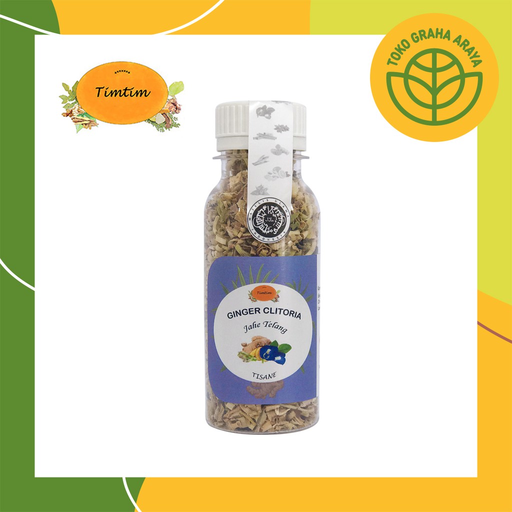 

Ginger Clitoria (Jahe Telang & Sereh) - Minuman Seduh Tisane Natural Infusion
