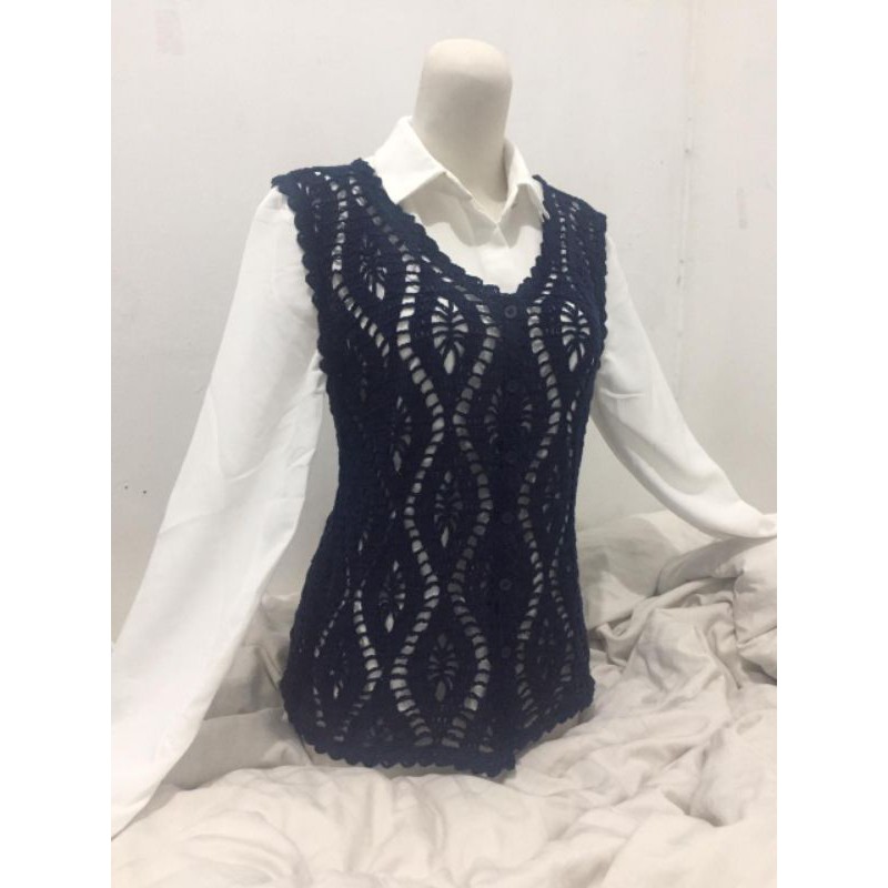 Rompi Rajutan Tangan / Crochet Vest Handmade