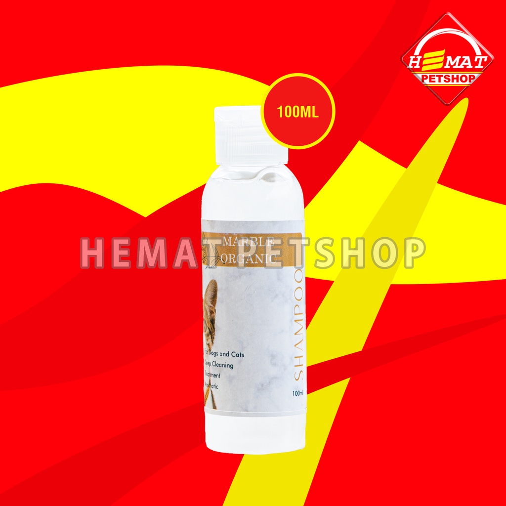 Shampoo Kucing anjing Sampo Hewan Marble Organic 100 ML