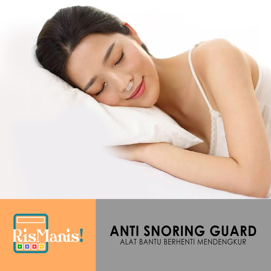 ANTI SNORING GUARD - Alat Bantu Berhenti Mendengkur Mini Stop Ngorok Pernapasan Lega Tidur Nyenyak