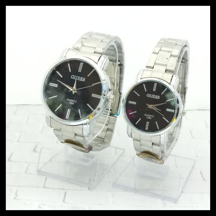 Jam Tangan Wanita / Pria Guess Rantai Couple