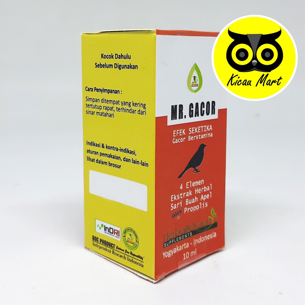 VITAMIN BURUNG MR. GACOR ORANGE EFEK SEKETIKA UNTUK MURAI KACER CUCAK OBAT PENGGACOR STAMINA GACOROR