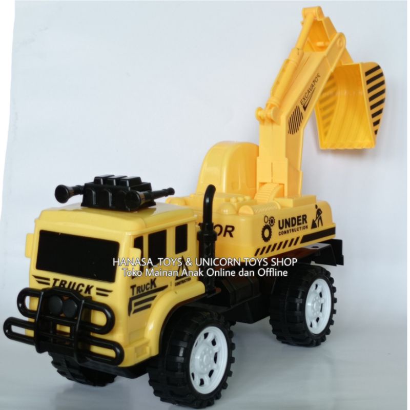 Mainan Anak Mobil Truk Excavator Besar