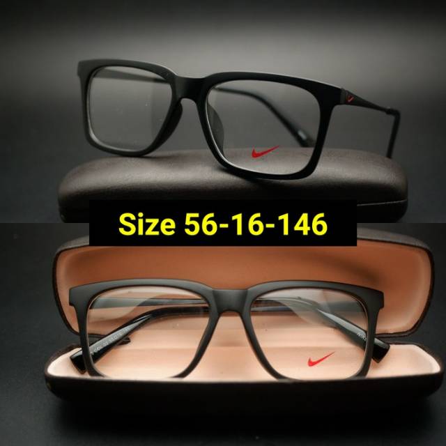 Frame kacamata Nike 7875 hitam doff