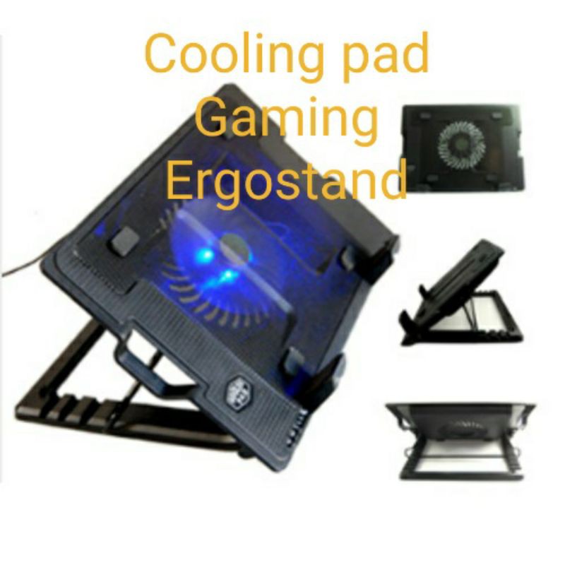 COOLING PAD COOLPAD LAPTOP BIG FAN SPIDER NC-32, COOLING PAD GAMING ERGOSTAND, COOLING PAD DEEPCOOL, COOLING PAD ERGOSTAND ACE LED RGB