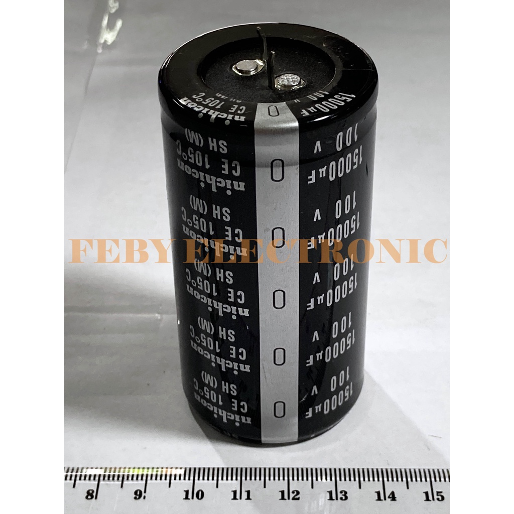 ELCO CAPASITOR 15.000μF/100V NICHICON 15000UF / 100V