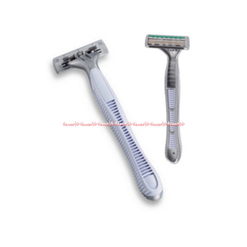 Kai Razor Besty EX 3 Alat Pisau Cukur Jenggot Kumis Pria Silver Shaver Kay 3pcs Kairazor