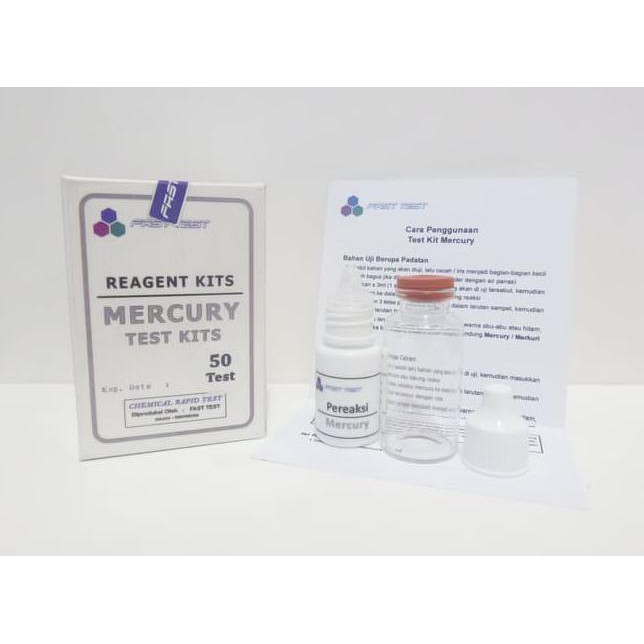 Diskon Test Kit Mercury, Alat Uji Kandungan Merkuri (mercury) Terlaris