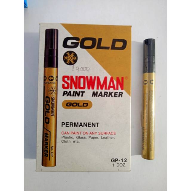 

Spidol Snowman gold besar