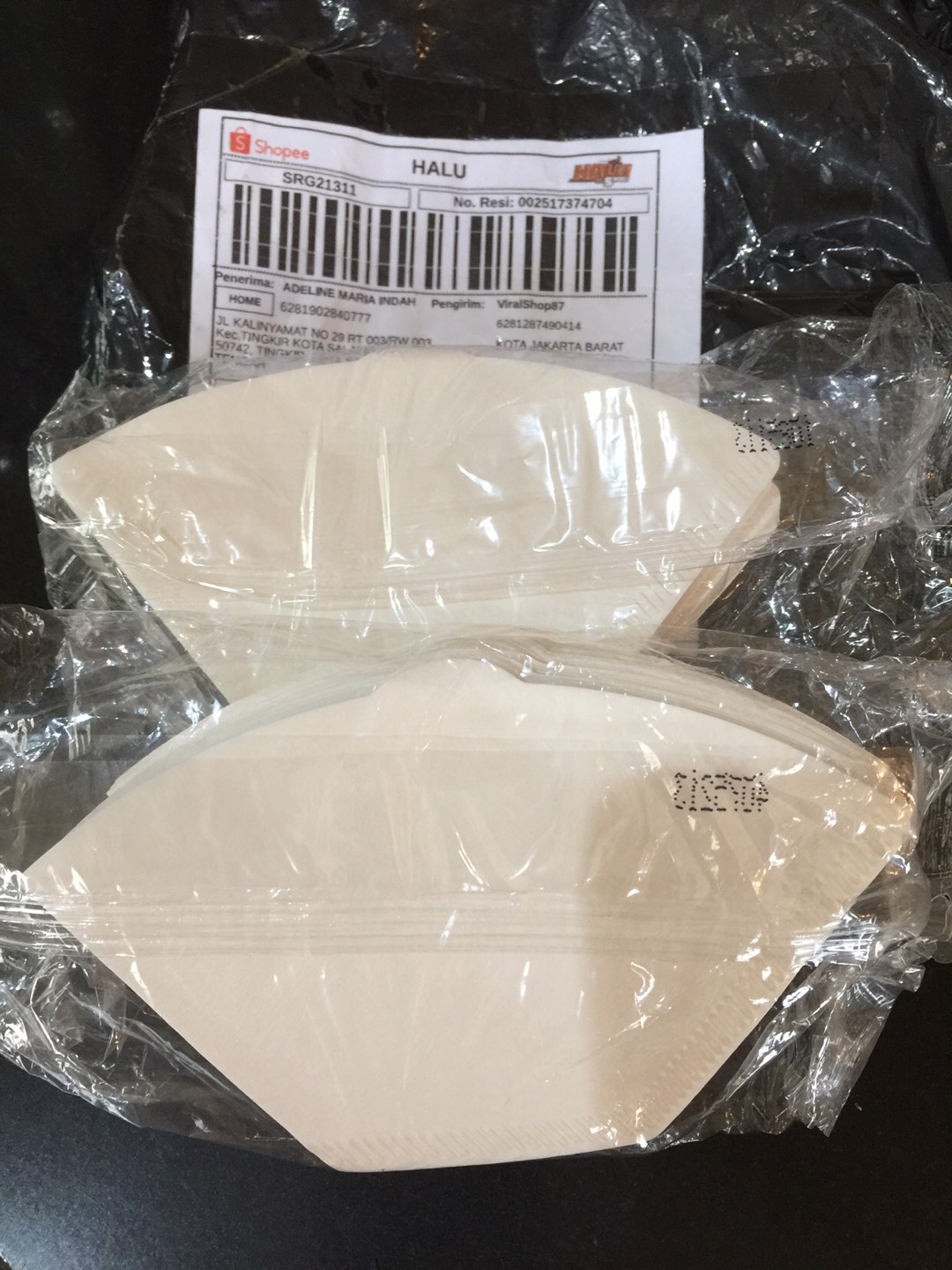 Kertas Filter Drip Coffee 100pcs Uk 101 Coffee Paper 1to2 Cups Kalita