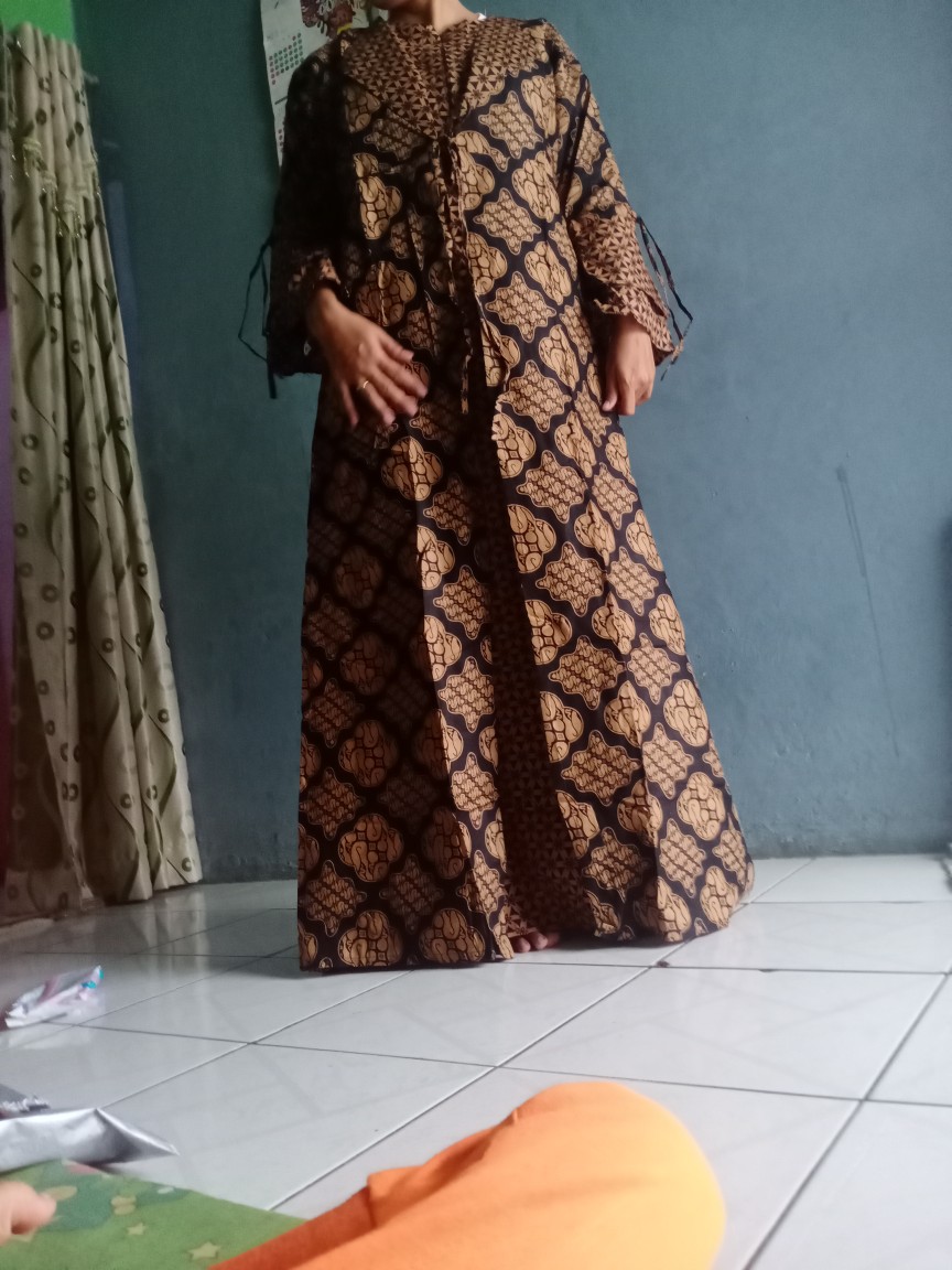 Maura Couple - Sania Ruffle Batik Couple Ori Ndoro Jowi Dnt Garansi Termurah Shopee -