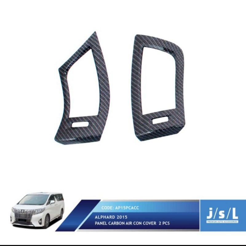 Cover list AC / air cord cover  all new Alphard Chrome &amp; Carbon &amp; Wood jsl