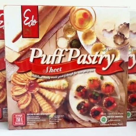 

EDO PUFF PASTRY SHEET 750GR TERLARIS TERPERCAYA ORIGINAL