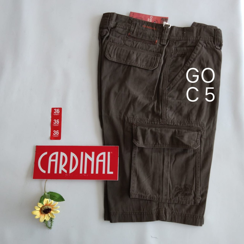 gos 37-KPL 2 CARDINAL KEMPOL CASUAL Celana Pendek Cowok Celana Kempol Fashion Pria Brand Kekinian