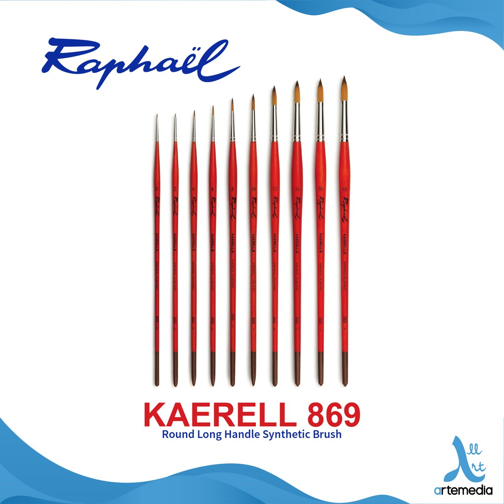 

Raphael 869 Round Kaerell Acryl Synthetic Brush Long Handle