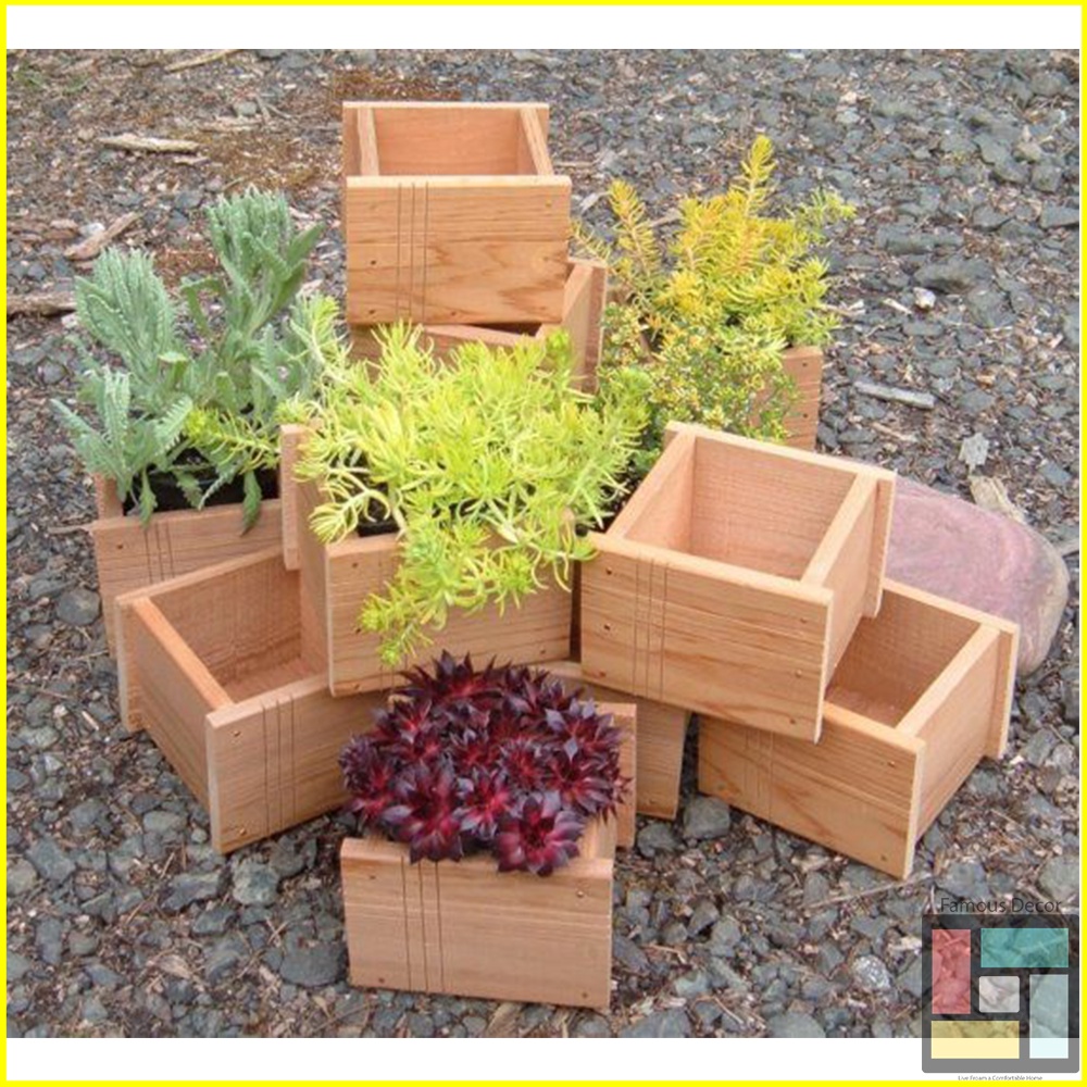 Rak Bunga Pot Bunga Vas Bunga Kayu Rak Kayu Sukulen Pot Kayu Kaktus