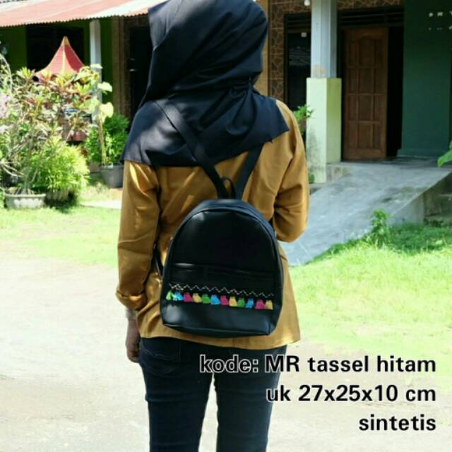 Mini Ransel Tassel (MR Tassel) ( COD BAYAR DITEMPAT )