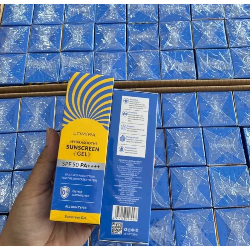 LOMIRA Hydrasoothe sunscreen Gel SPF 50++