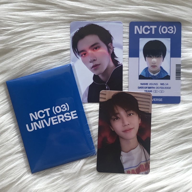 NCT 2021 “UNIVERSE” MD ID CARD + PHOTOCARD SET - nct 2021 md jisung id card, jaemin, hendery