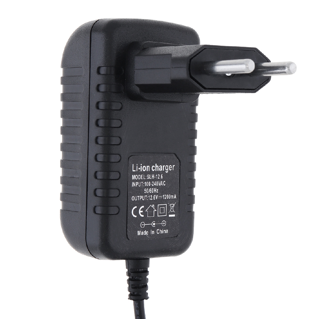 Charger Isi Ulang Baterai Lithium Portable 12.6V