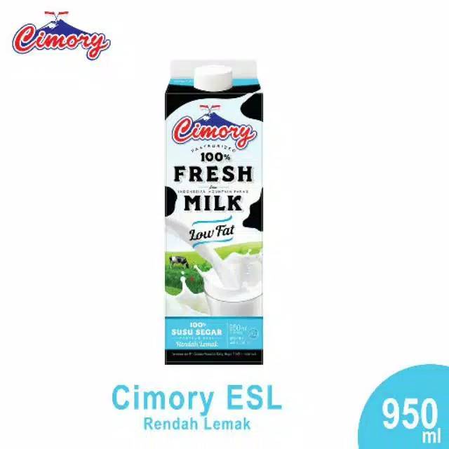 

Cimory Susu Segar fresh milk Low Fat. 950ml/kotak