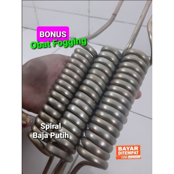 coil pipa alat mesin Fogging mini spiral panjang