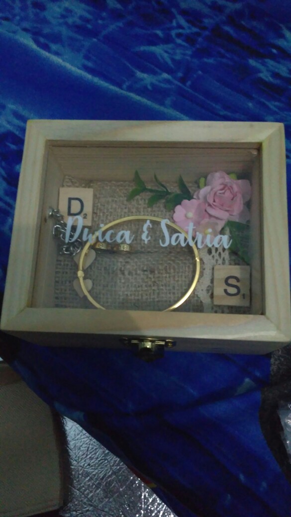 Kotak Cincin Kayu . Kotak Mahar . Kotak Perhiasan . Kotak Seserahan . Kotak Cincin Kayu