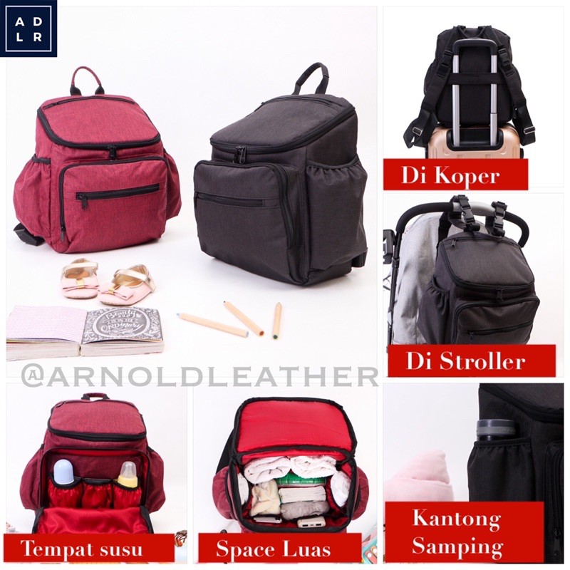 Tas Bayi / Diaper Bag Susu / Tas Ransel Perlengkapan Bayi Multifungsi