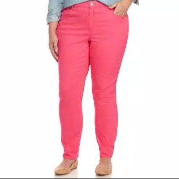 Celana panjang wanita seven7 pink big size