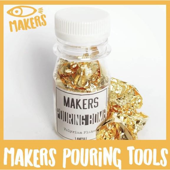 

Art / Makers Pouring Tools - Valyrian Gold Flakes For Acrylic & Resin Pours - Gold