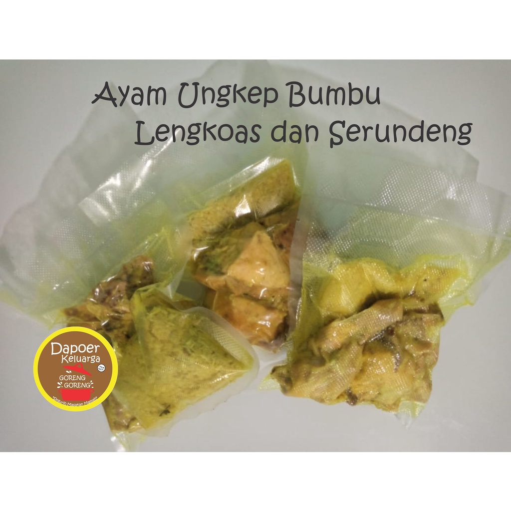 

Ayam Ungkep Serundeng Lengkoas Fresh 1/2 Ekor