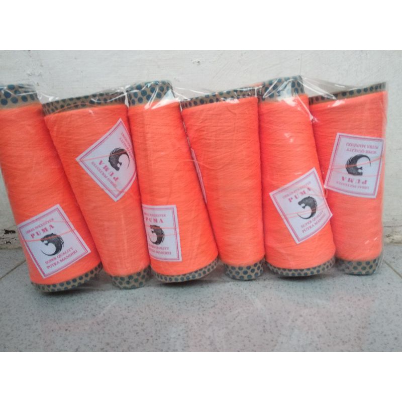 BENANG OBRAS POLYESTER ISI 6 PCS / BENANG OBRAS MURAH