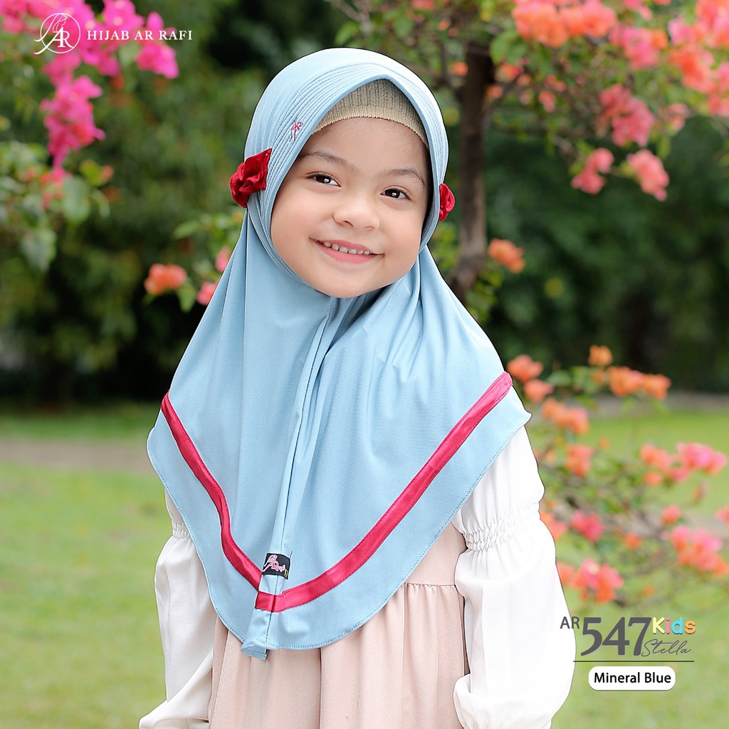 Jilbab Hijab Anak Instan Terbaru Arrafi AR 547 Kids ORI Kerudung Anak Perempuan Arrafi Terlaris