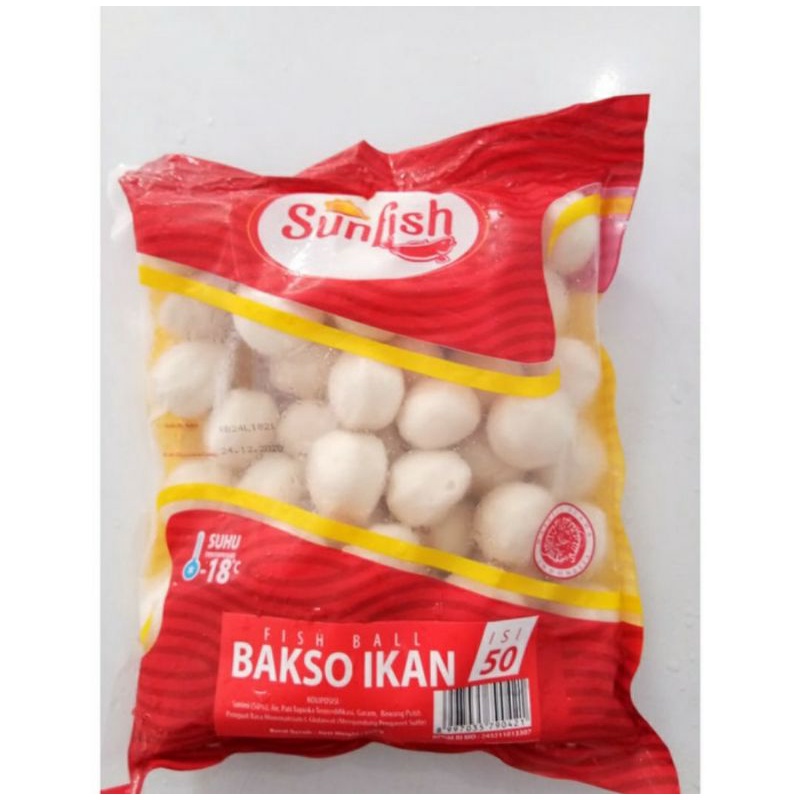 

Sunfish baso ikan isi 50 500gr