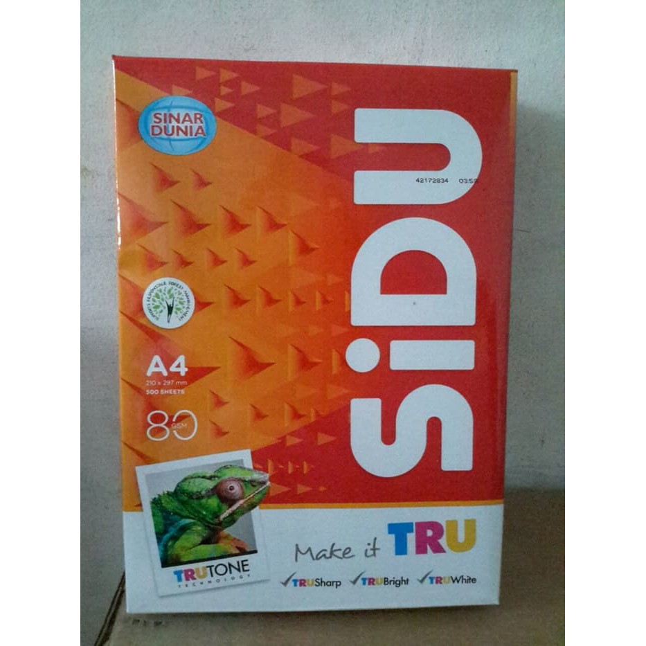 Jual Kertas HVS Sidu A4 80 Gr Terlaris | Shopee Indonesia